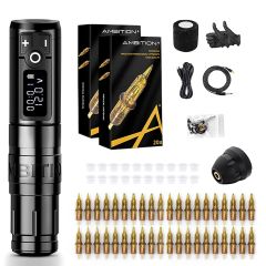 Tattoo Kit | Ambition Storm Wand Wireless Tattoo Machine kit