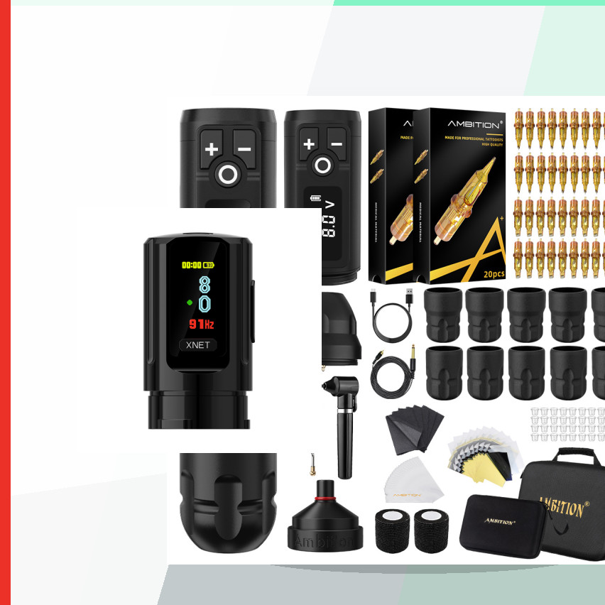 BDGY wireless tattoo machines and tattoo power supplies