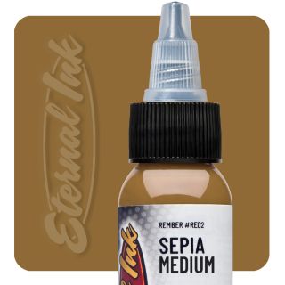 The medium value of a 4-step sepia series designed to create smooth sepia tone images.
