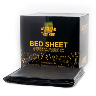 Nuclear Medical Drape Sheet / Bed Sheet - Black