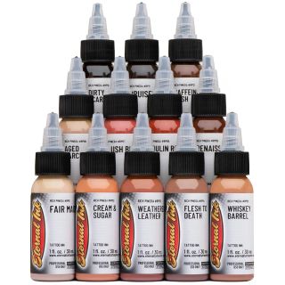 Tattoo artist Rich Pineda packs his stunning portraits with the colorful warmth of life. Using a saturated palette of flesh hues, his dramatic approach to color and light pushes the boundaries of portrait realism. Pineda worked with Eternal Ink to create