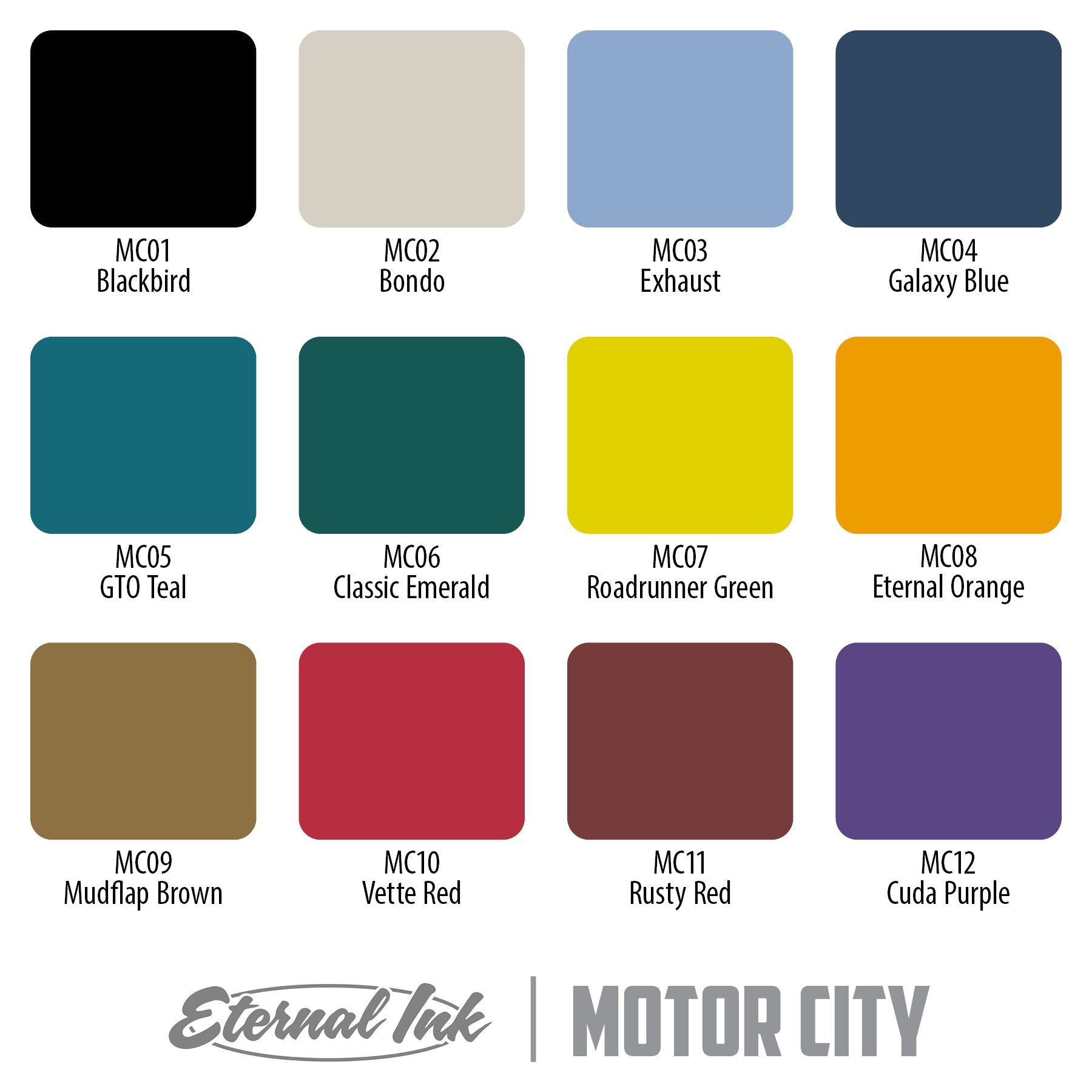 GTO Teal (Motor City) - Eternal Ink
