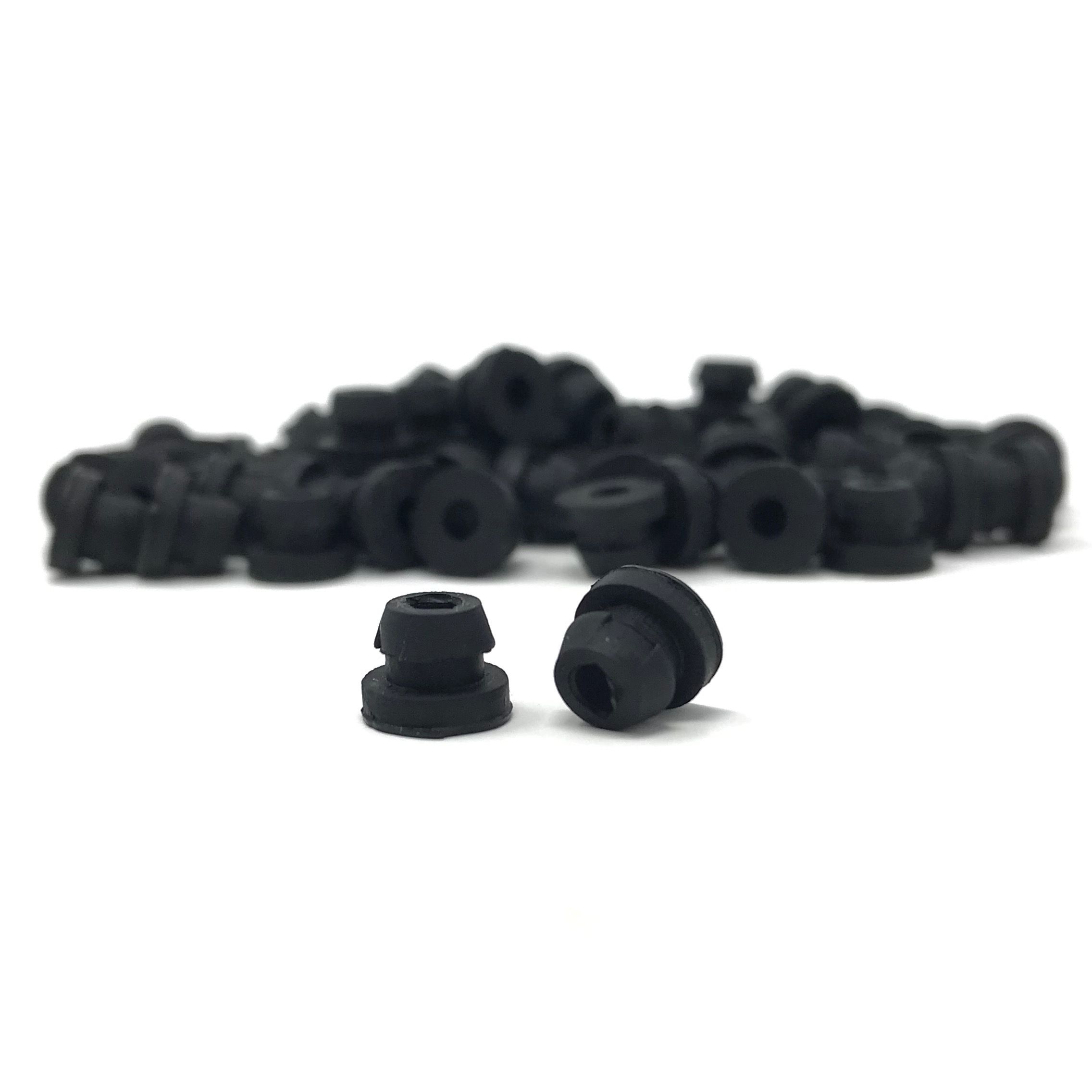 Baffle Rubber Nipple - Black