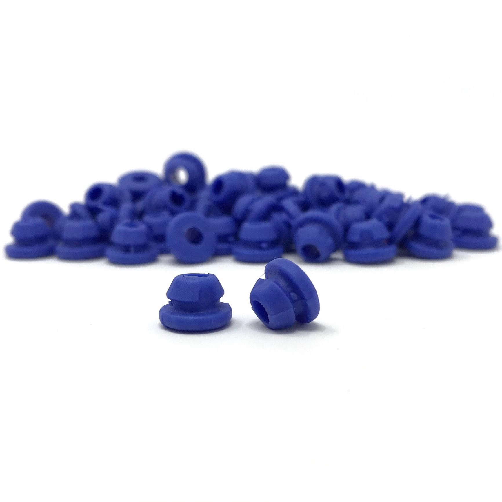 Baffle Rubber Nipple - Blue