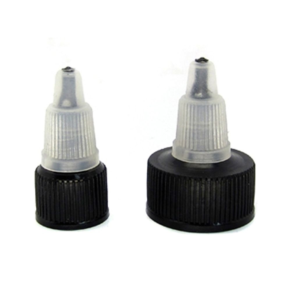 Empty Bottle Cap - Black Twist Top