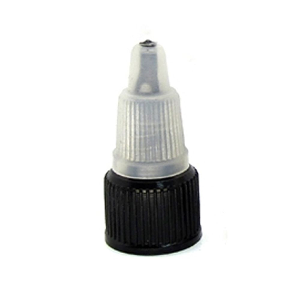Empty Bottle Cap - Black Twist Top