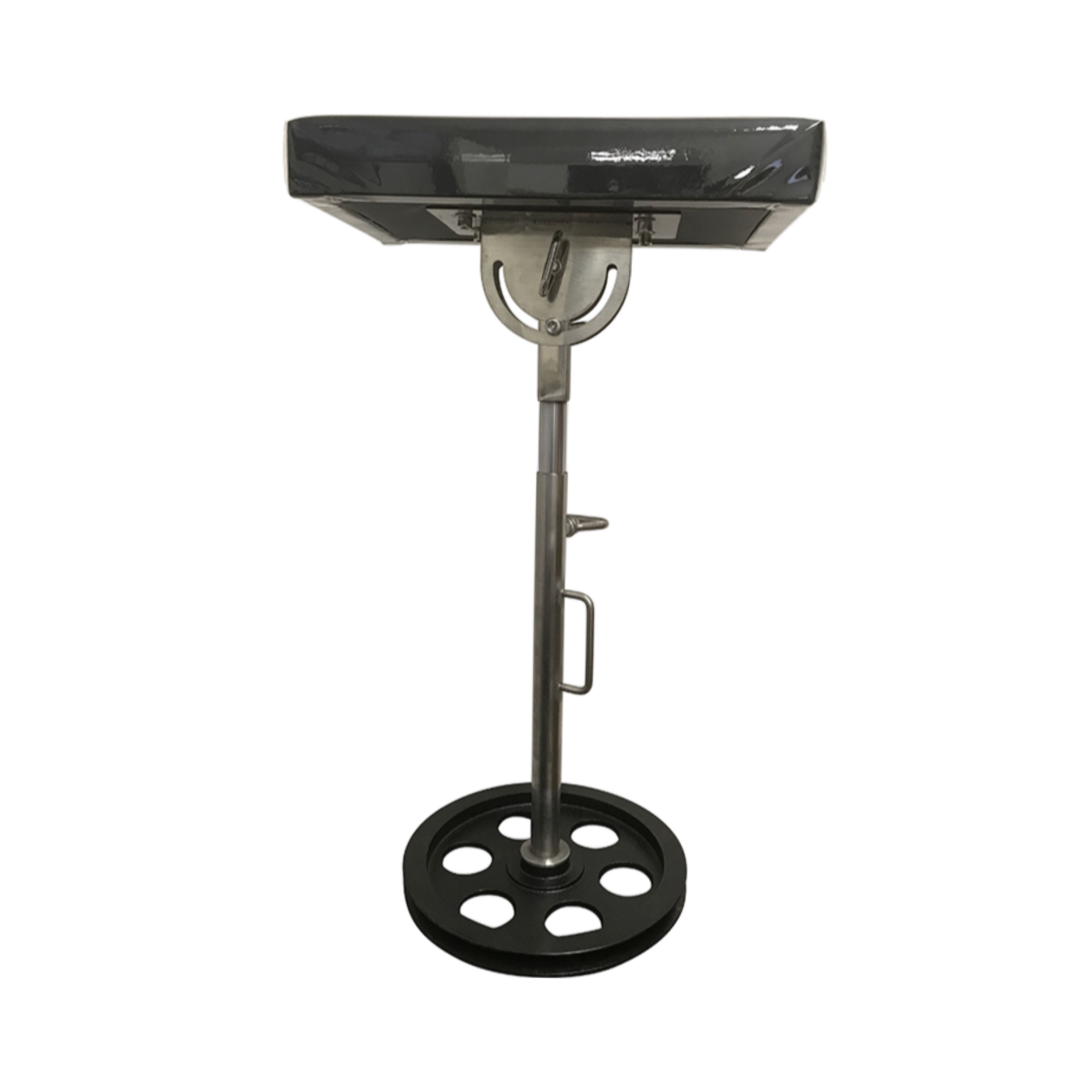 Heavy Duty Stainless Steel Arm Rest - Round Base