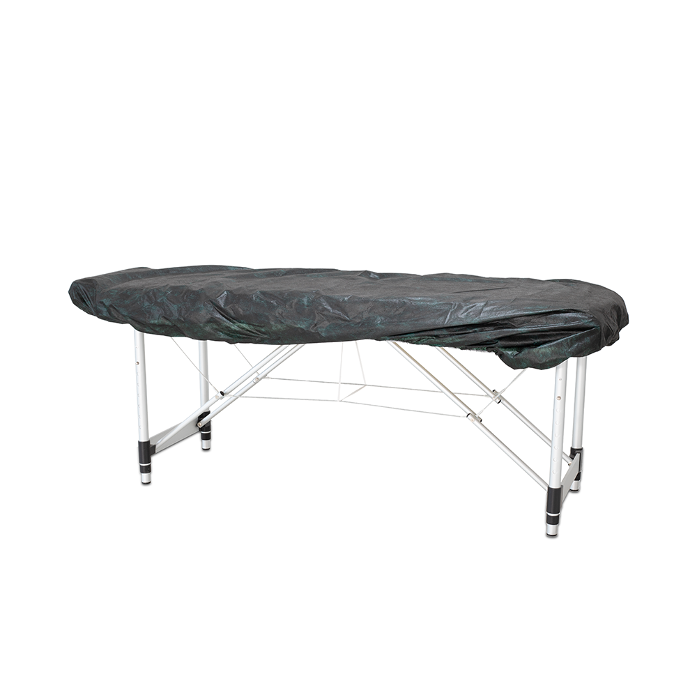 Peerless Elastic Drape Sheet / Bed Sheet - Black