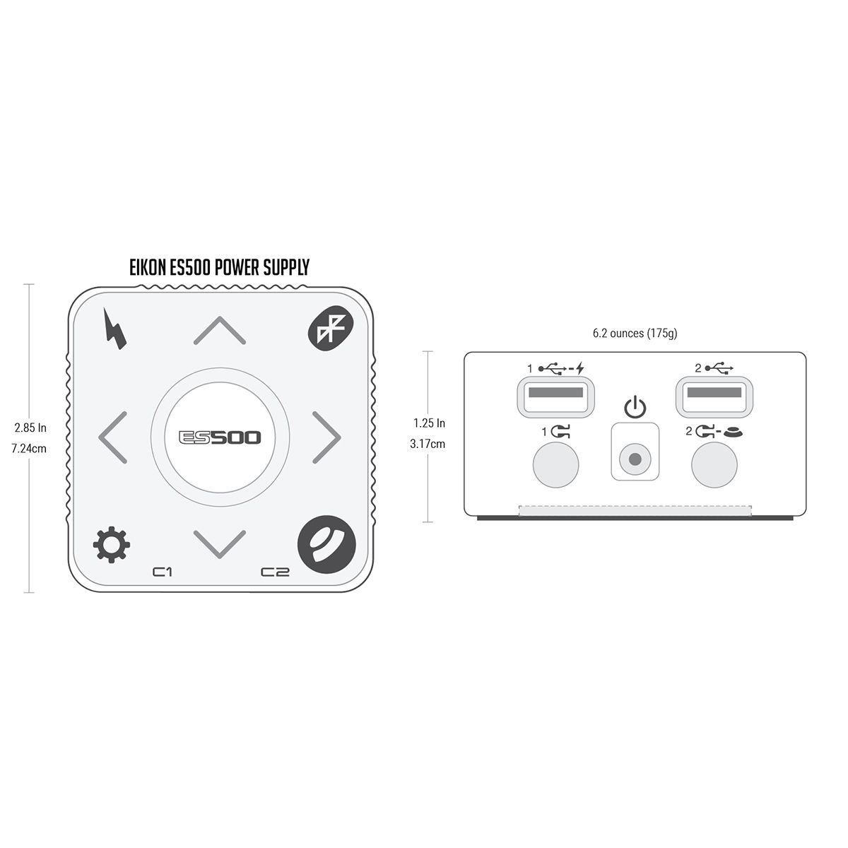 Eikon ES500 Tattoo Power Supply