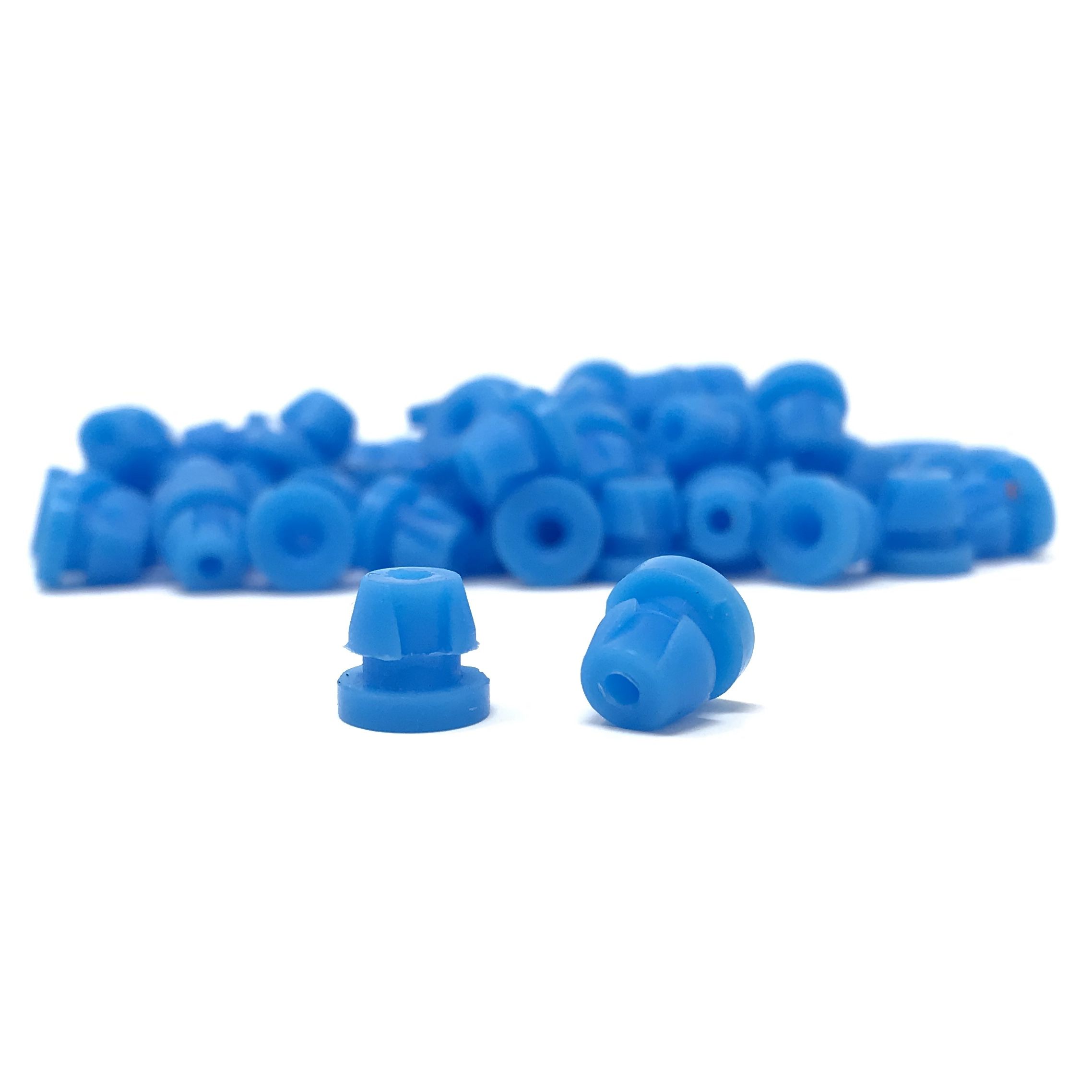 High Class Silicone Nipple With Baffle - Blue