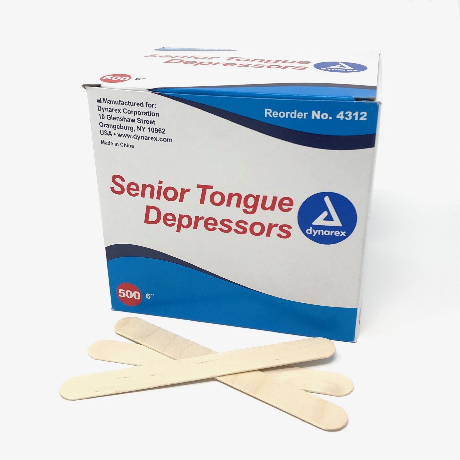Senior Tongue Depressors Non-Sterile (500pc/box)