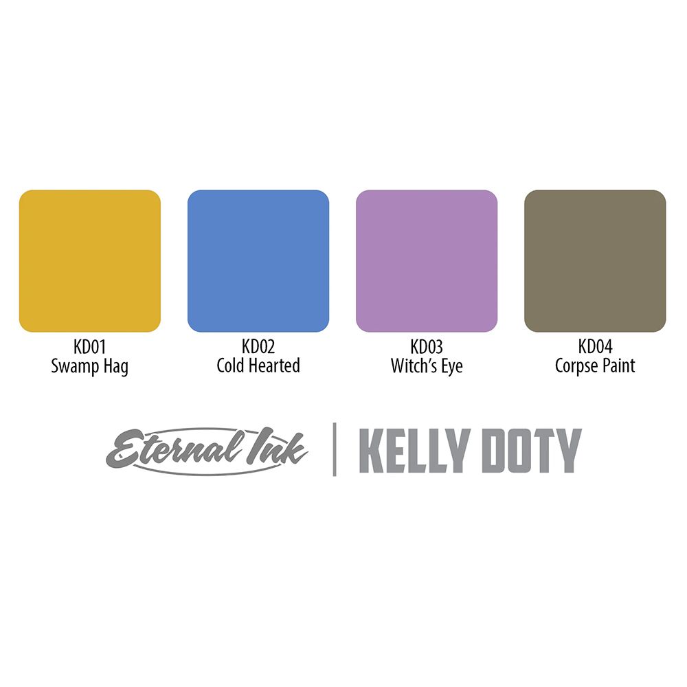 1oz Kelly Doty Resurrection Ink Set - Eternal Ink