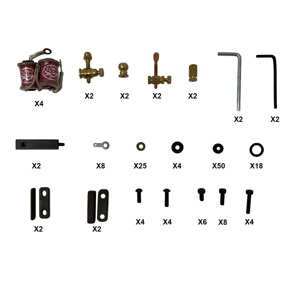 Kylin Tattoo Machine Parts Kit 2 (with Coils)