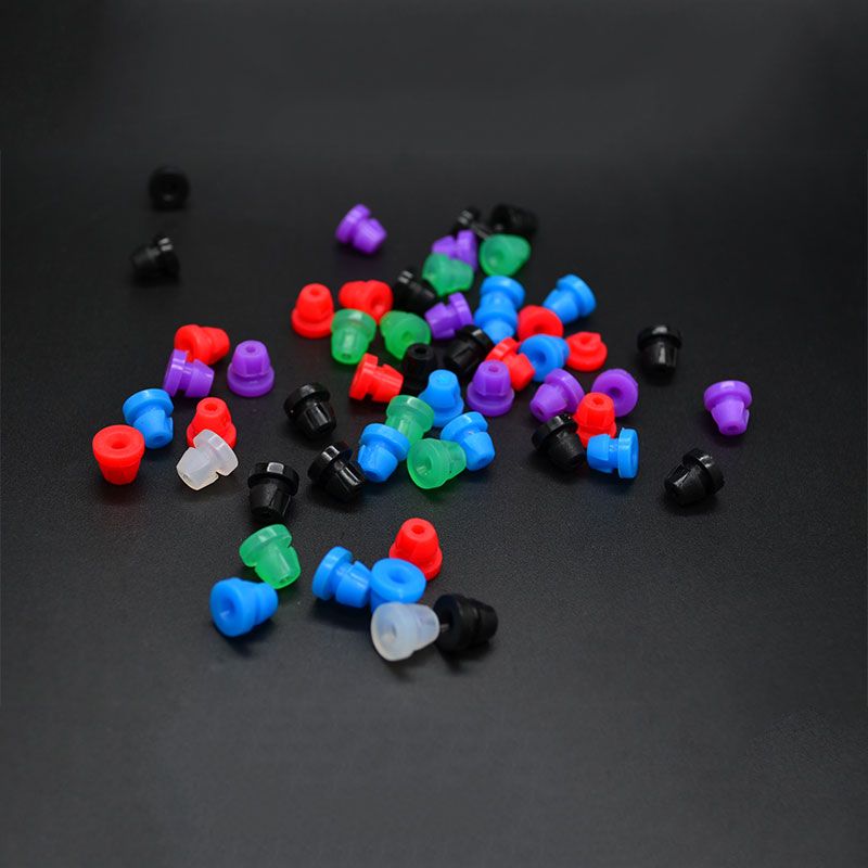 Silicone Nipples With Baffle - Color Mix
