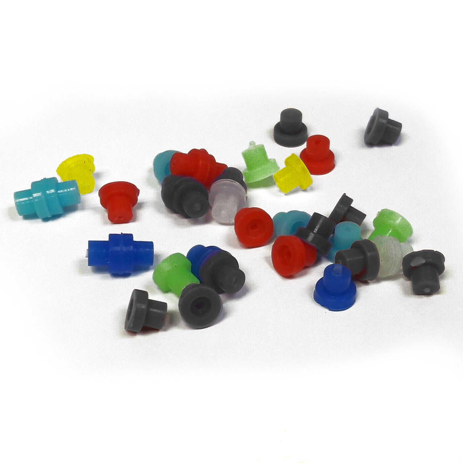 High Class Silicone Nipple NO Baffle - Mix Color