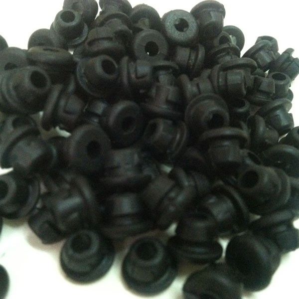 Baffle Rubber Nipple - Black