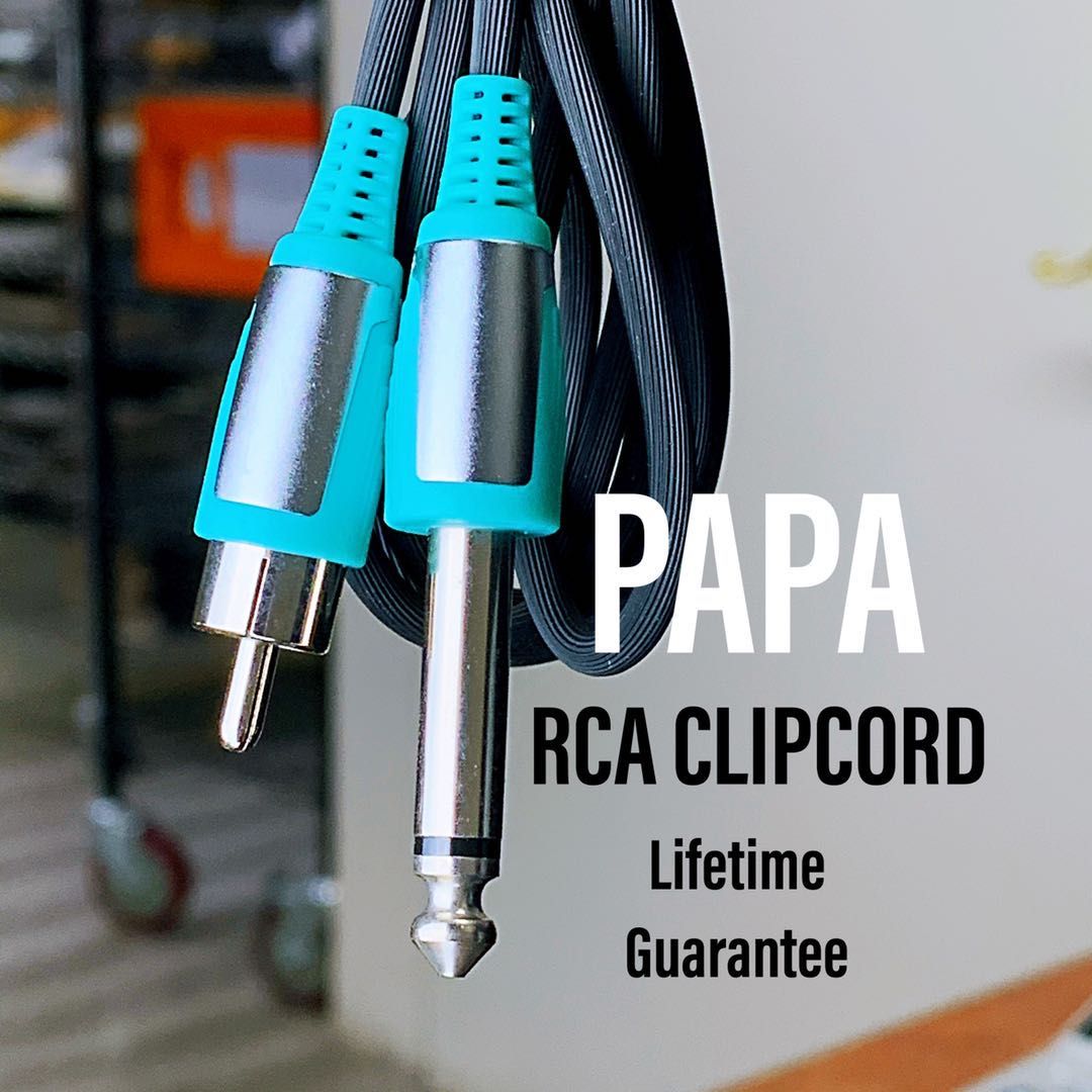 Papa RCA Cord - 6 Feet Straight