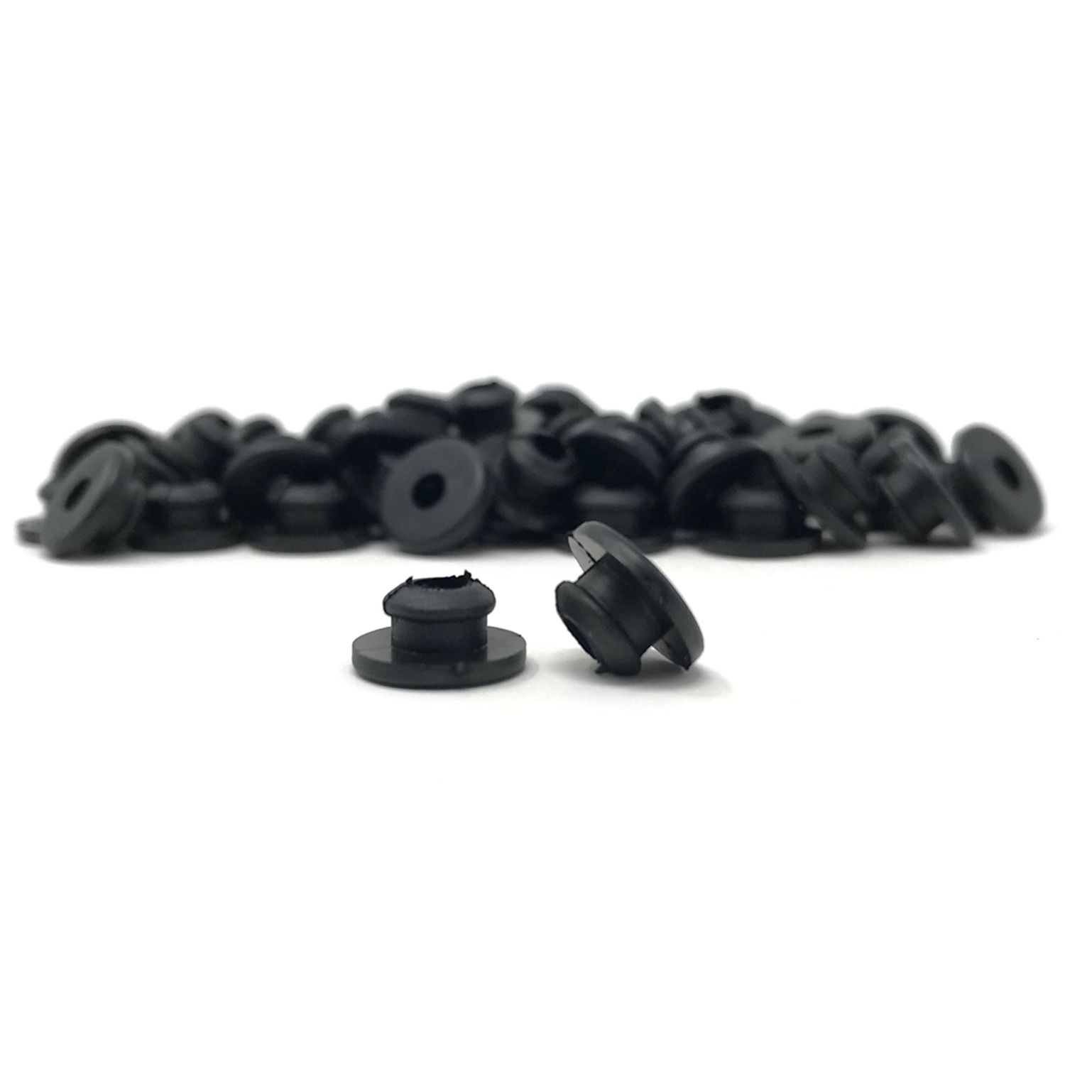 Silicone Nipples With Baffle - Black