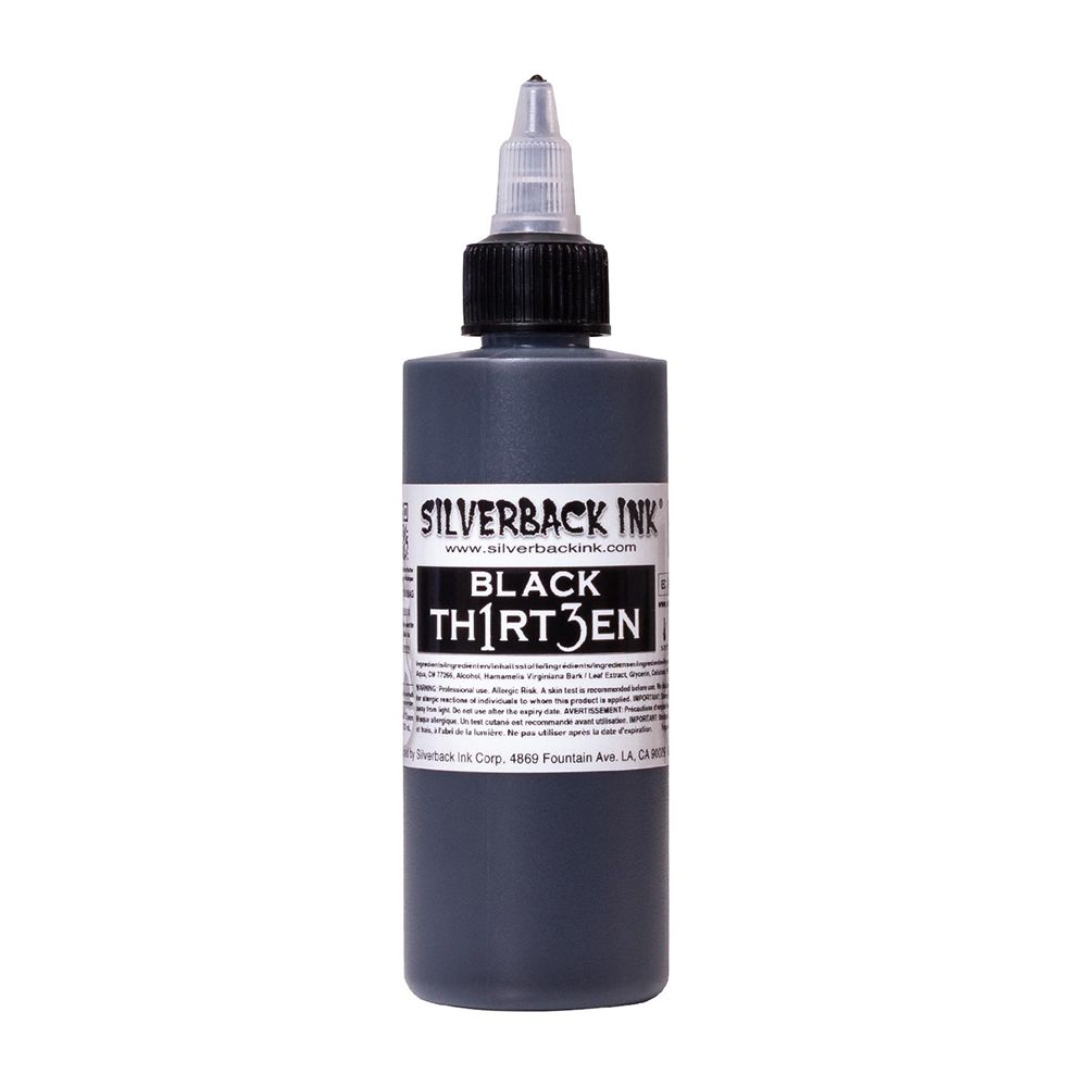 4oz Black 13 - Silverback Ink