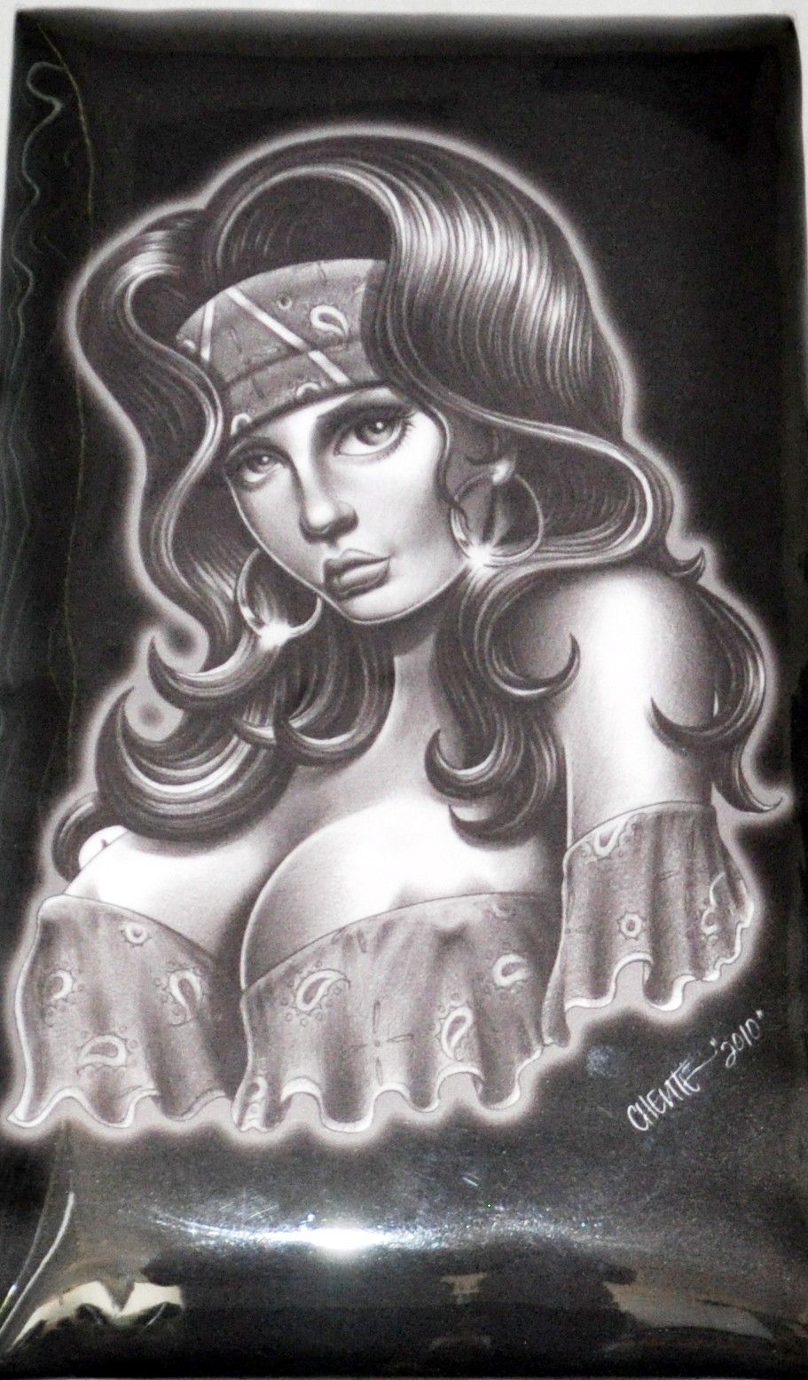 Stainless Steel Tattoo Arm Rest Designed By Chente - Lady