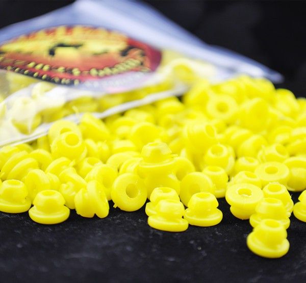 Baffle Rubber Nipple - Yellow