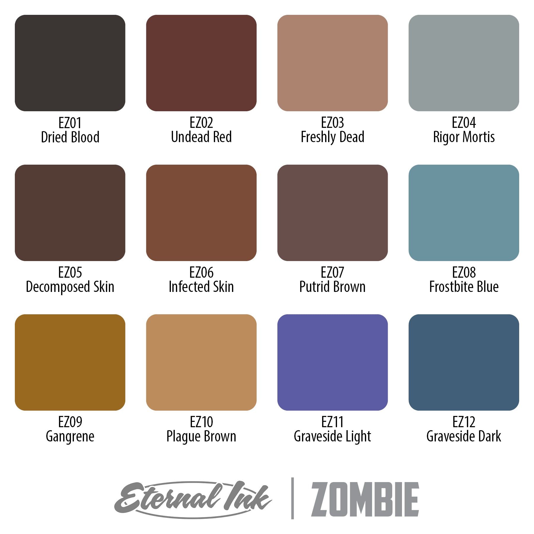 Undead Red (Zombie Colors) - Eternal Ink
